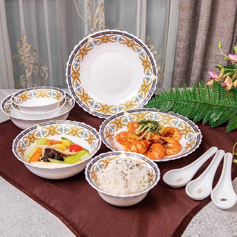 Corning VISIONS Madame de Pompadour 10-Piece Glass Dinnerware Set