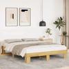 VidaXL Bed Frames Without Mattress 160x200 Cm Solid Oak Wood, Bedroom Furniture, Bed Base, Wooden Bed, Bed, 851953
