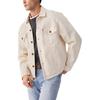 Levis Loose Casual Comfortable Lapel Long Sleeve Work Jacket Men Jackets Beige 002Y2-0001