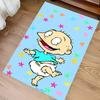 1pc Rugrats Print Area Rug - Soft,Washable Non-Slip Indoor Mat for Office Chairs,Living Room,Home Office Decorative Rug