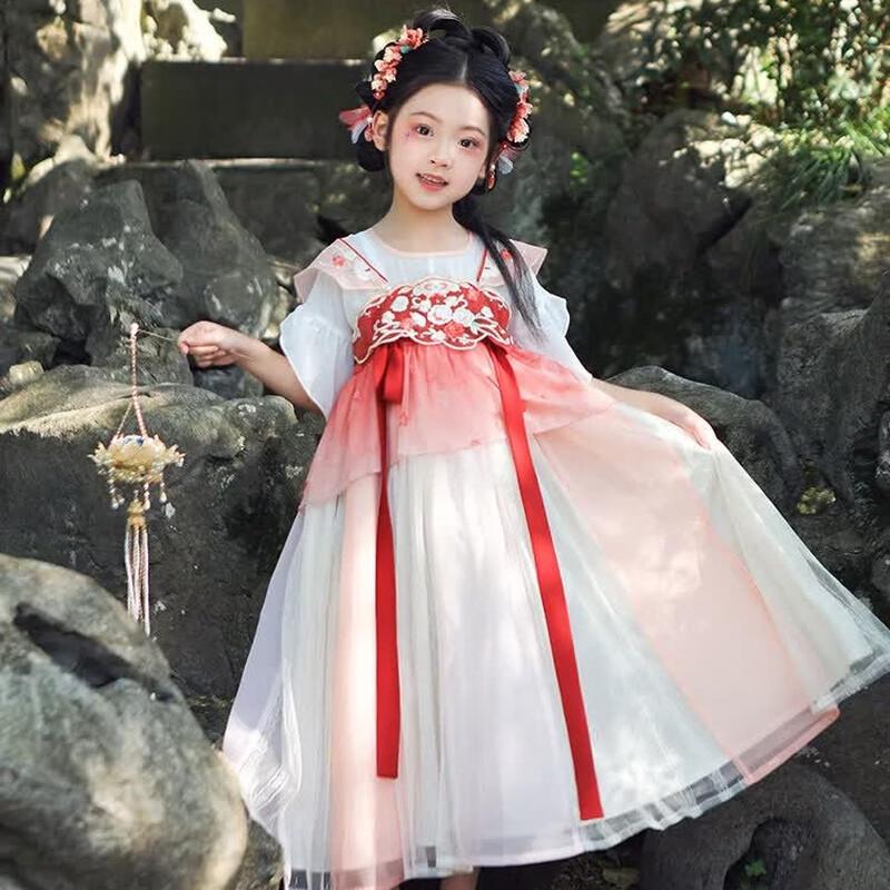 Girls  Summer Hanfu Princess Dress 130