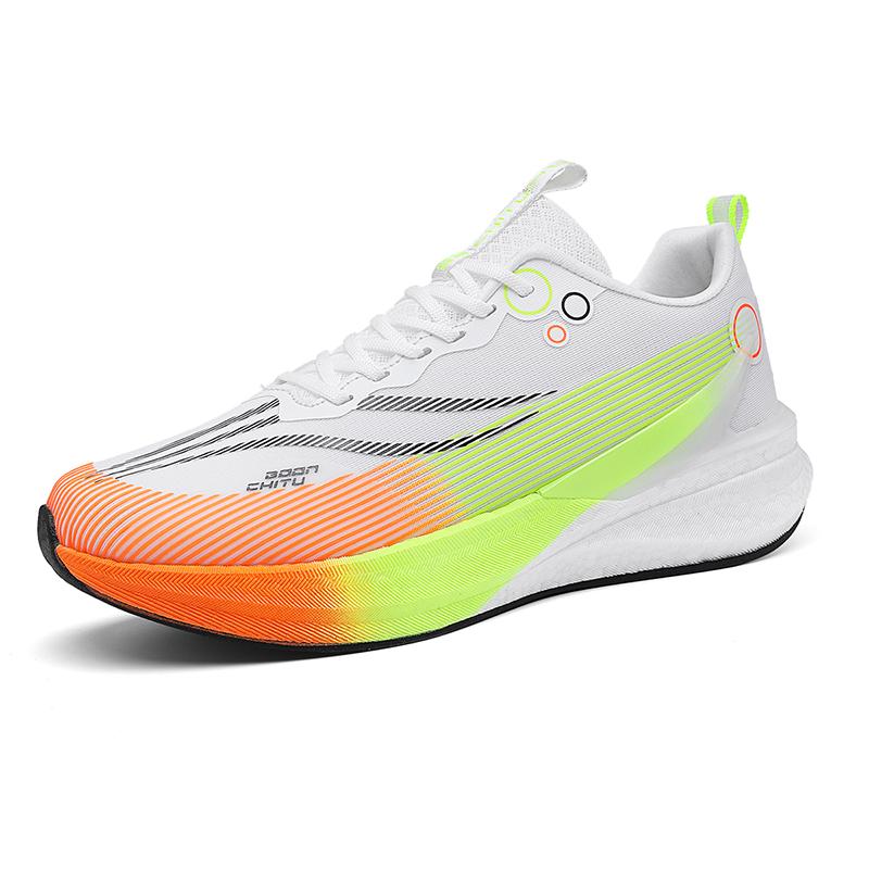 Men Women Running Shoes Carbon Plate Sneakers Lightweight Casual Jogging Shoes Breathable Mesh Anti-slip Fitness Walking Shoes
