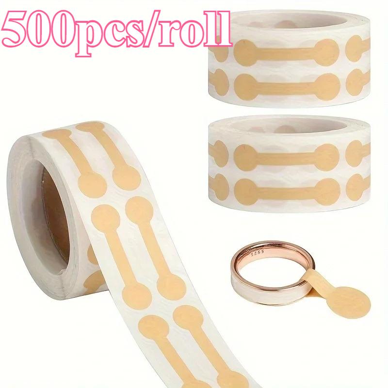 

500Pcs/Roll Jewelry price decoration natural kraft paper self-adhesive handmade sticker labels