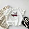 Summer Clothes Cartoon TShirt Solid Color Versatile Base Shirt Pure Cotton Clothes 2026 Kids Trendy Wear T-shirt Lovely Tees