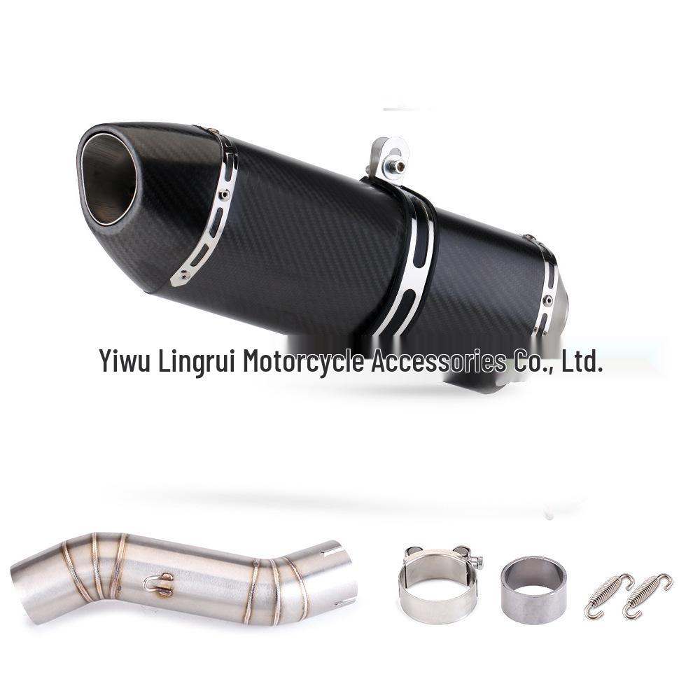 Flame Motorcycle Exhaust Pipe for CBR500F, CBR500X, CBR400F - Modified Middle