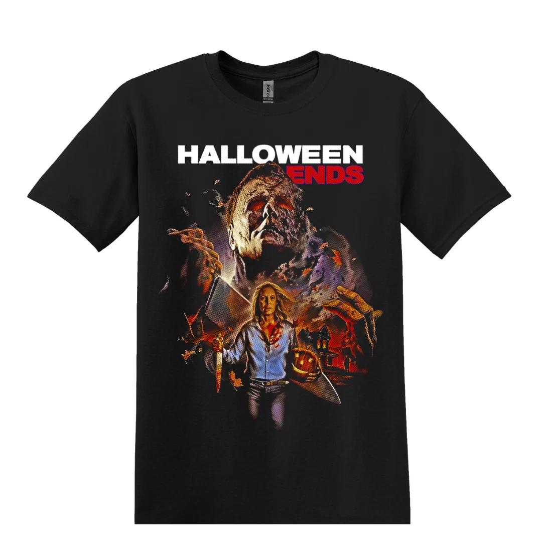 Halloween Ends Movie Horror Michael Myers T-Shirt Black S-3XL XL