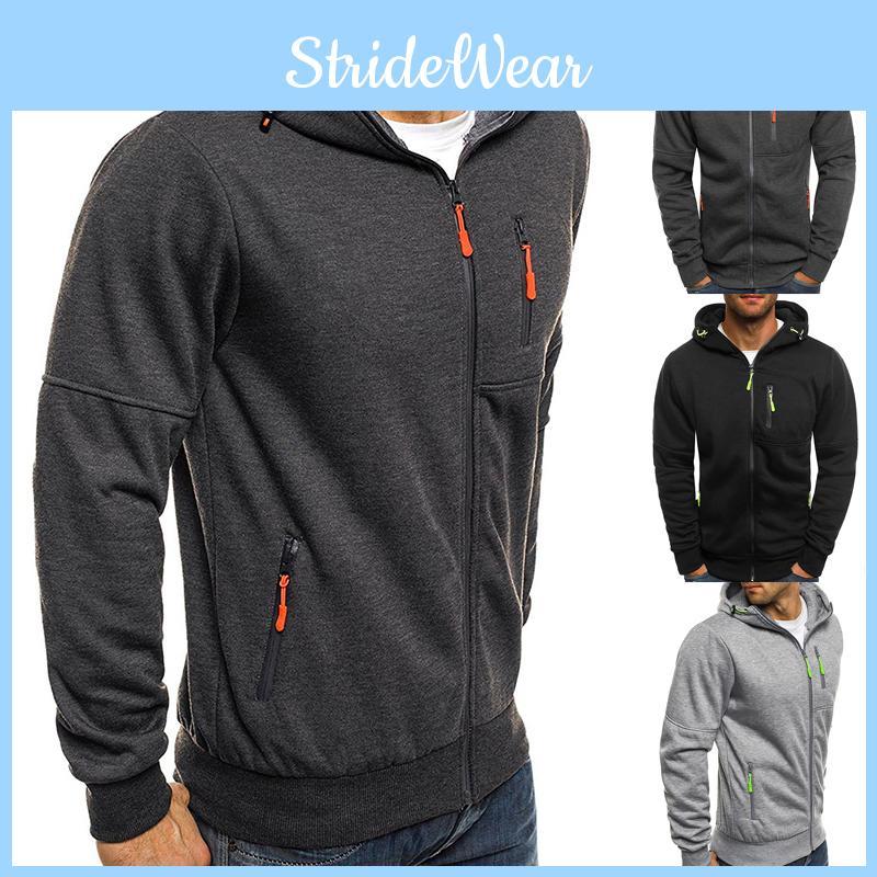 Men's Winter Hoodies Slim Fit Hooded Sweatshirt With Soft Warm Material Jacket