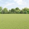VidaXL Euro Fence with 10 Posts Silver 1.4x10 M Steel 3336173