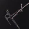 Snow Peak Solid Stake 20 6-Piece Set R-102 Alloy Steel Black