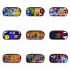 Rainbow Friends Cartoon Pencil Case With Durable Nylon Material Large Capacity School Storage
