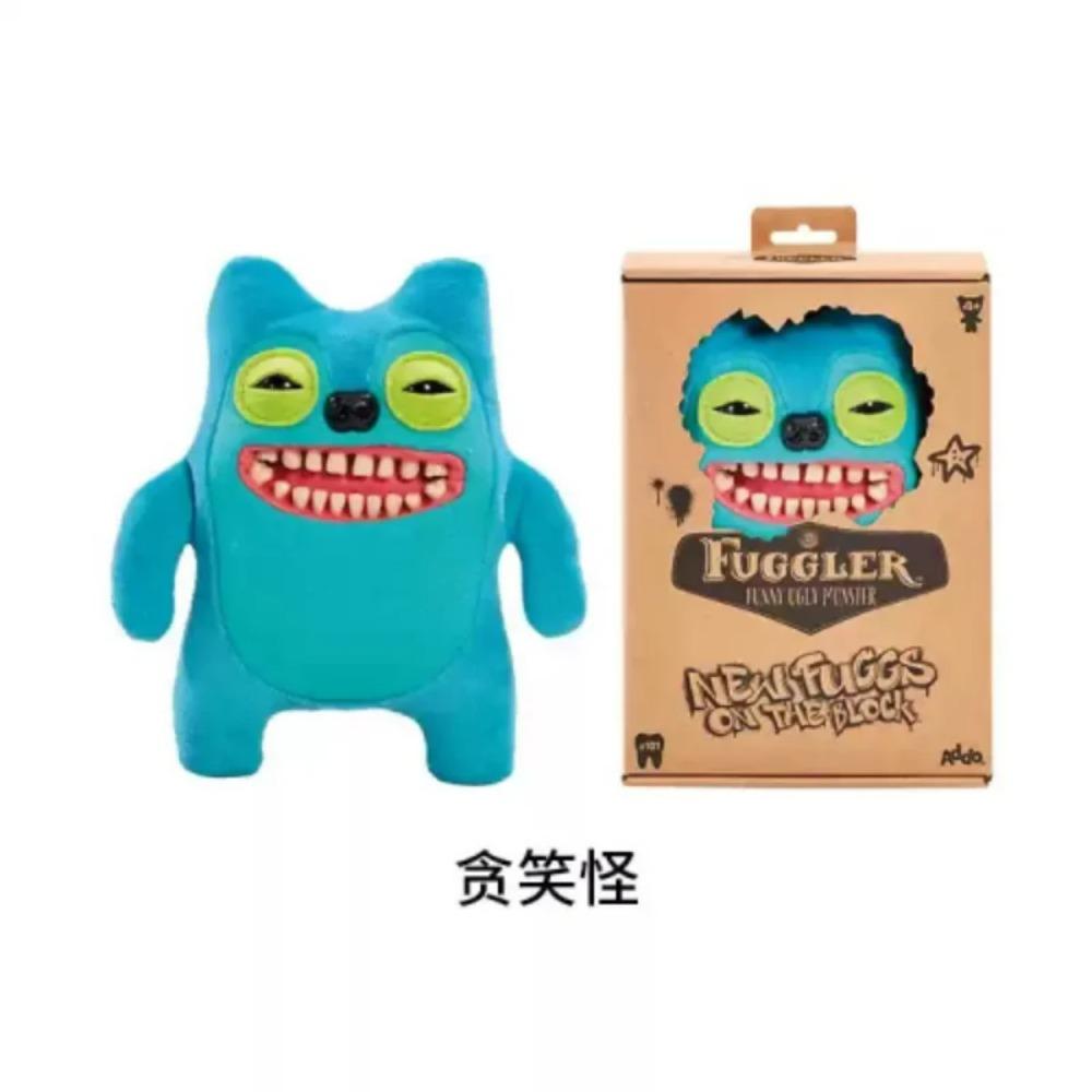 Fuggler Big Teeth Plush Toy Funny Ugly Monster Fugguler Series Rabbit Screech Wide Eyed Weirdo Plush Peluche Birthday Gifts 9"