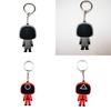 Squid Game Keychain With Red Guard Staff Worker Figure For Bags And Backpacks