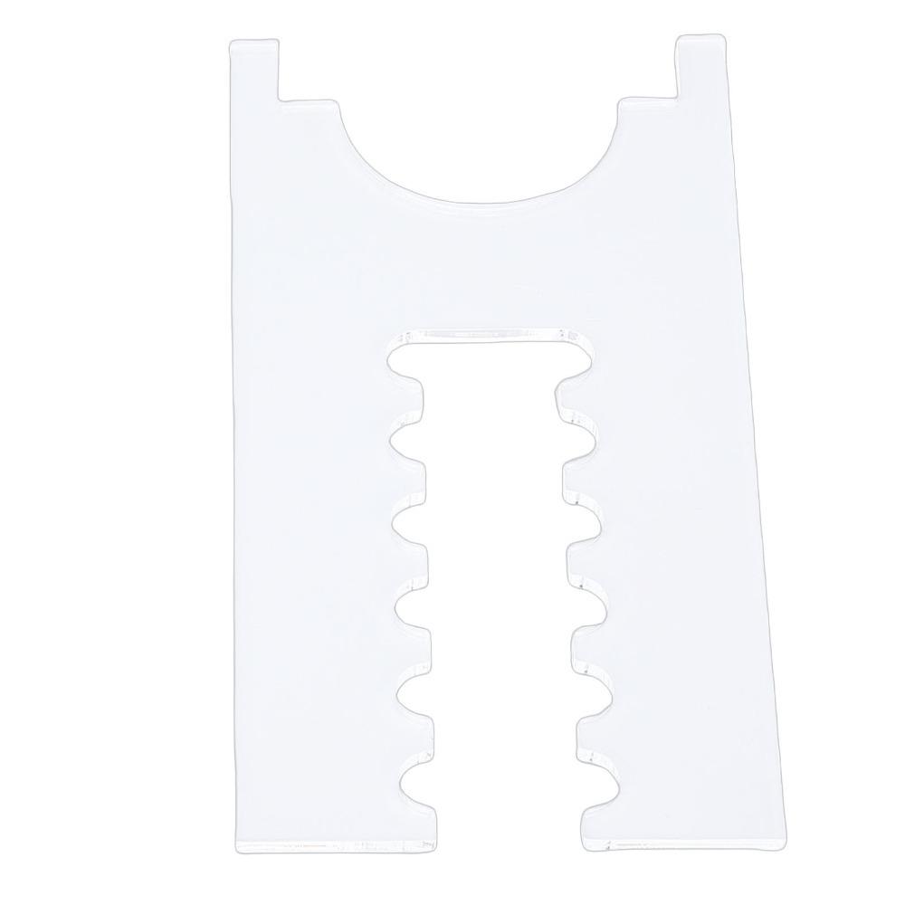 2 Pack Transparent Furniture Wall Protector 10x17cm Adjustable Couch Spacer For Sofa