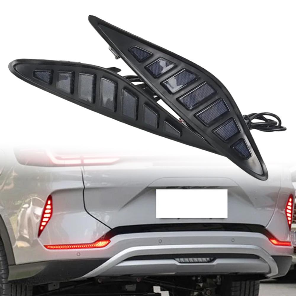 2 pcs For BYD Song PLUS DM-i EV Seal U Sealion 6 2023 2024 2025 LED Rear Foglight Warning Light Rear Bumper Lamp Brake Light