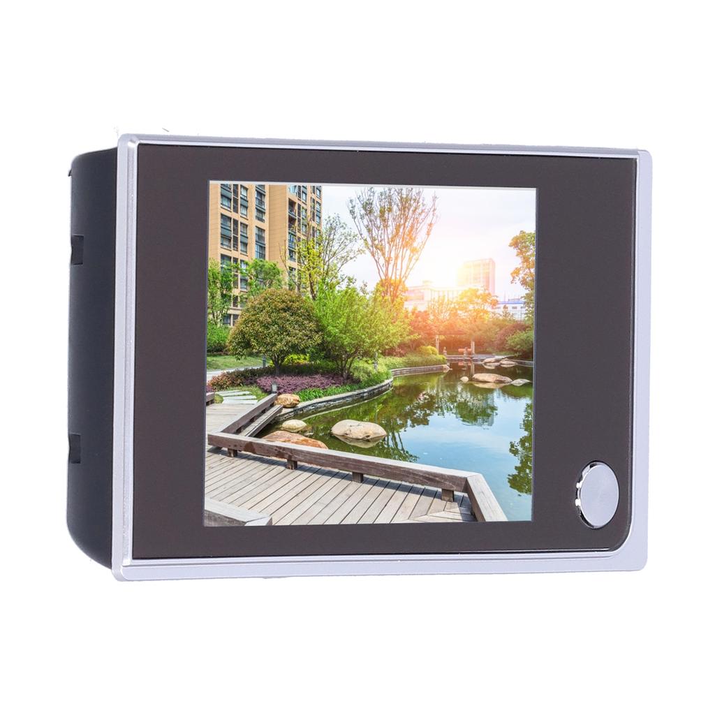 3.5inch LCD Screen Digital Door Viewer 120 Degree Angle Viewer Electric Video Doorbell Silver
