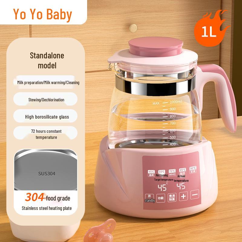 New Model Electric Kettle: Constant Temp Glass Tea Maker & Insulated Kettle