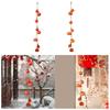 Simulation Persimmon Pendant Home Decoration Harvest Decor Realistic Cute Faux Fruit for Cafe Bedroom Holiday Living Room Office