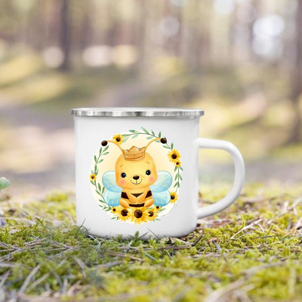 Coffee Mug Cute Cute Forest Animal Tiger Lion Deer Print Mug Stainless Cup of Coffee Mugs Personalized Gift Unusual Tea Cup Cups