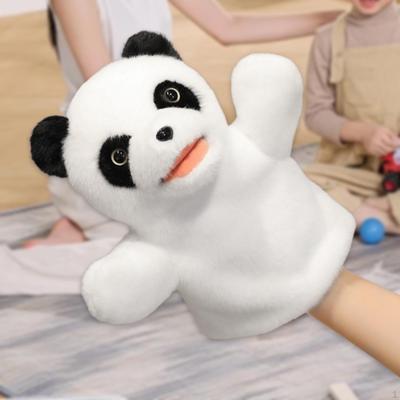 Hand Puppet Storytelling Puppets Realistic Jokes Imaginative Panda Toy Head Gloves for Kids Gift