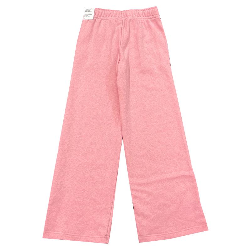 Nike Fashion Loose Straight Comfortable Knitted Sports Pants Women Bottoms Pink HJ0870-699