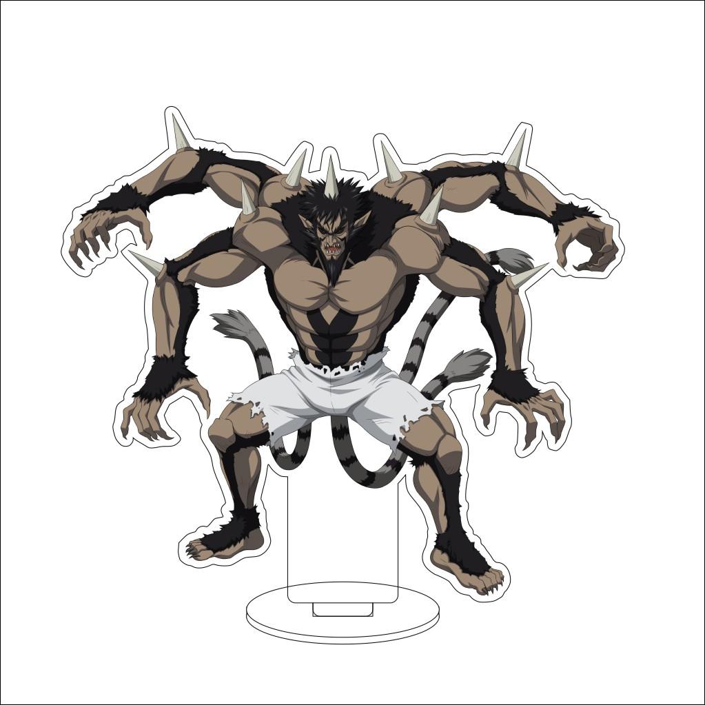 16CM Anime ONE PUNCH MAN  Acrylic Stand Ornaments  Saitama/Deep Sea King/Subterranean King Figure Stand Halloween Gifts