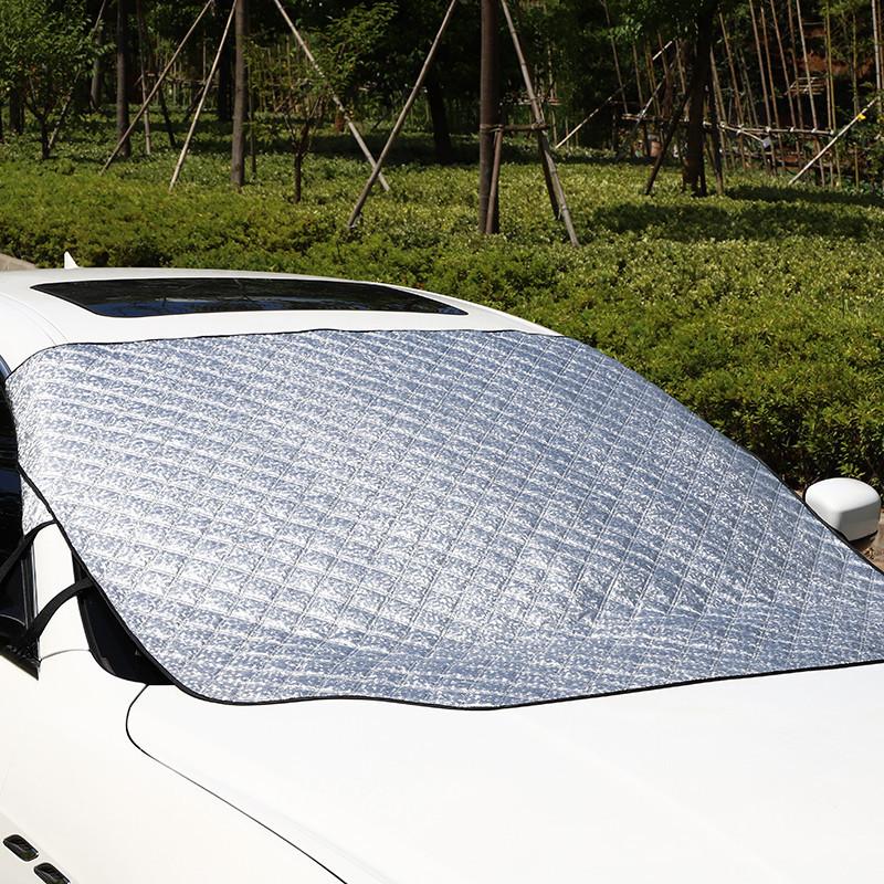 Aluminum Film Anti Snow Frost Universal Car Front Windshield Shade Cover