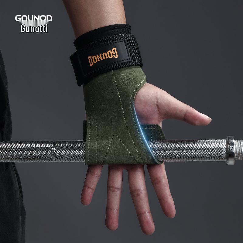 

GOUNOD Cowhide Wrist Support & Anti-Slip Palm Guard for Weightlifting and Fitness