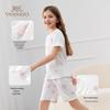 YEEHOO Unisex 7A Antibacterial Modal Short Sleeve Pajama Set