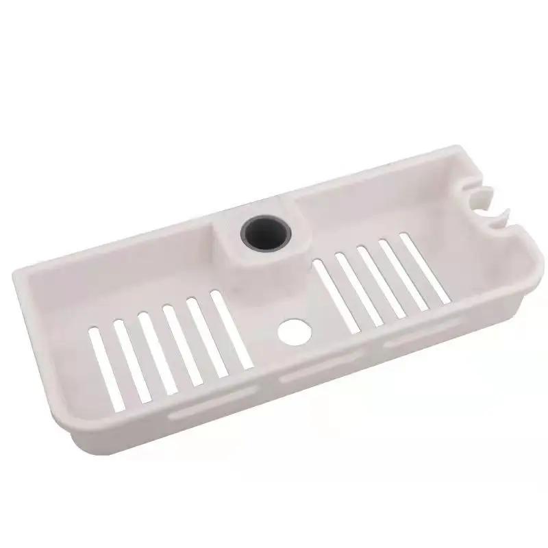 Shower Storage Holder Bathroom Shelf Pole Shelves Shampoo Tray Stand No Drilling Lifting Rod Shower Head Holder Rack Organizer