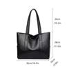 Big Soft Leather Bag Female New Tide Korean Version of Everything Simple Large Capacity Tote Single Shoulder Handbag