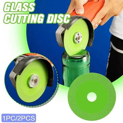 Glass Cutting Disc 100mm/4 Inch Ultra Thin Diamond Saw Blade Wheel for Angle Grinder Tiles Marble Glass Cutting Processing 1PC/2PCS