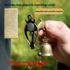Vintage Metal Bell Door Shopkeeper Luck Knocker Windchime Magnetic Wall Hanging Ornament Room Garden Store Front Entrance Gift