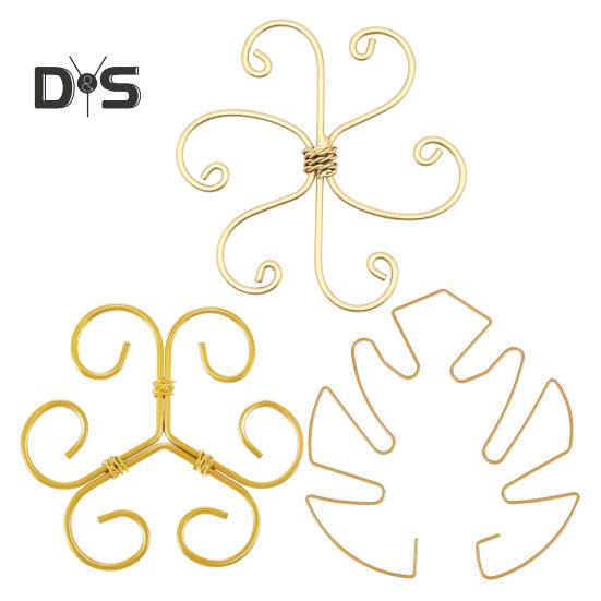 Monstera Plant Support Reusable Coated Iron Stem Holder Flower or Heart Shaped Stabilizer Climbing Plants Stem Support for Indoor Outdoor Plants