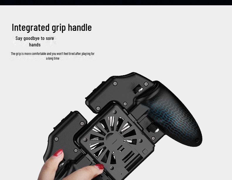 M10 M11 6-finger spillkontroller for PUBG har presis respons og forbedret varmeavledning.