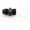 Aluminum 6AN Male Flare to 9/16-24 Male Carb Carburetor Fuel Inlet Fitting Adapter Black