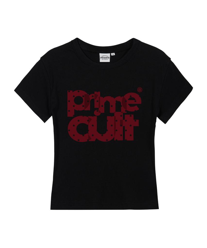 PRIMATE Star Tape Women'S Slim Fit Short Sleeve T-Shirt 3 Colors