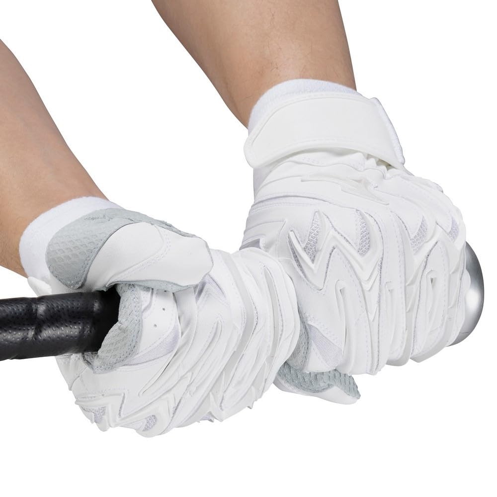 Mizuno Mizuno Pro Batting High School Baseball Rules Silicon Power Arc 1EJEH25010 Size and (MIZUNO) Glove, Baseball, Compliant, DI, Double-Handed,