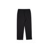 FILA Knitted Sweatpants Men's Black Moderate Straight Fit Pants FS2FPF1101X-BLK