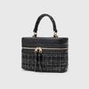 Cross-mirror box bag, small square bag, shoulder messenger women's bag, fashionable versatile handbag, niche