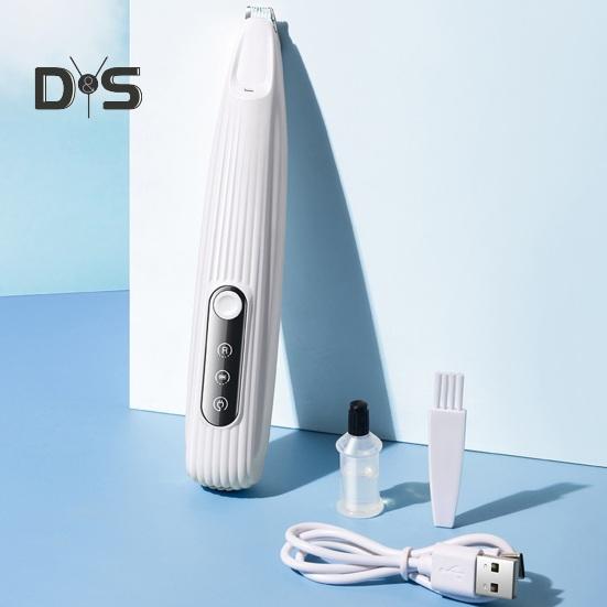 Pet Paw Trimmer with LED Light Pet Precision Trimmer Low Noise Cordless Grooming Clippers USB Rechargeable Pet Hair Trimmer