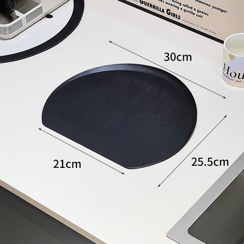 TPU Non Slip D Shaped Cutting Board Double Sided Red Chopping Board Anti Bacterial Kitchen Board
