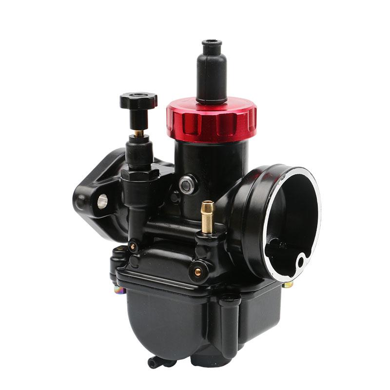 Motorcycle Alconstar PE 17/19/22/24/26/28/30mm Flange Carburetor for 2T 4T Engine Carburetors with Main Jets For Racing