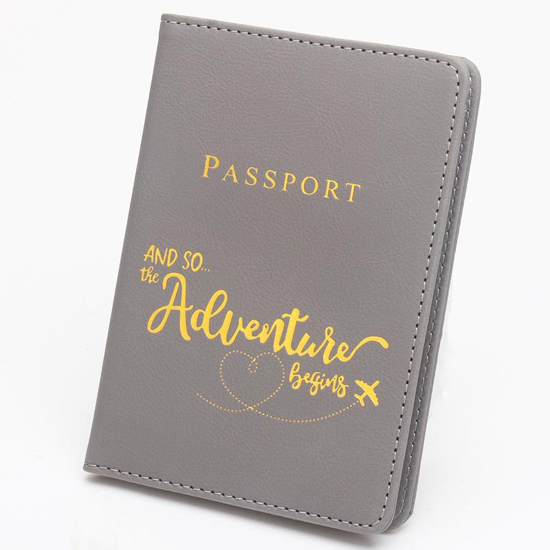 Magnetic-Resistant Heart-Shaped Travel Set: Passport Holder, Luggage Tag, Ticket Holder, ID Card Holder - Customizable for Branding.