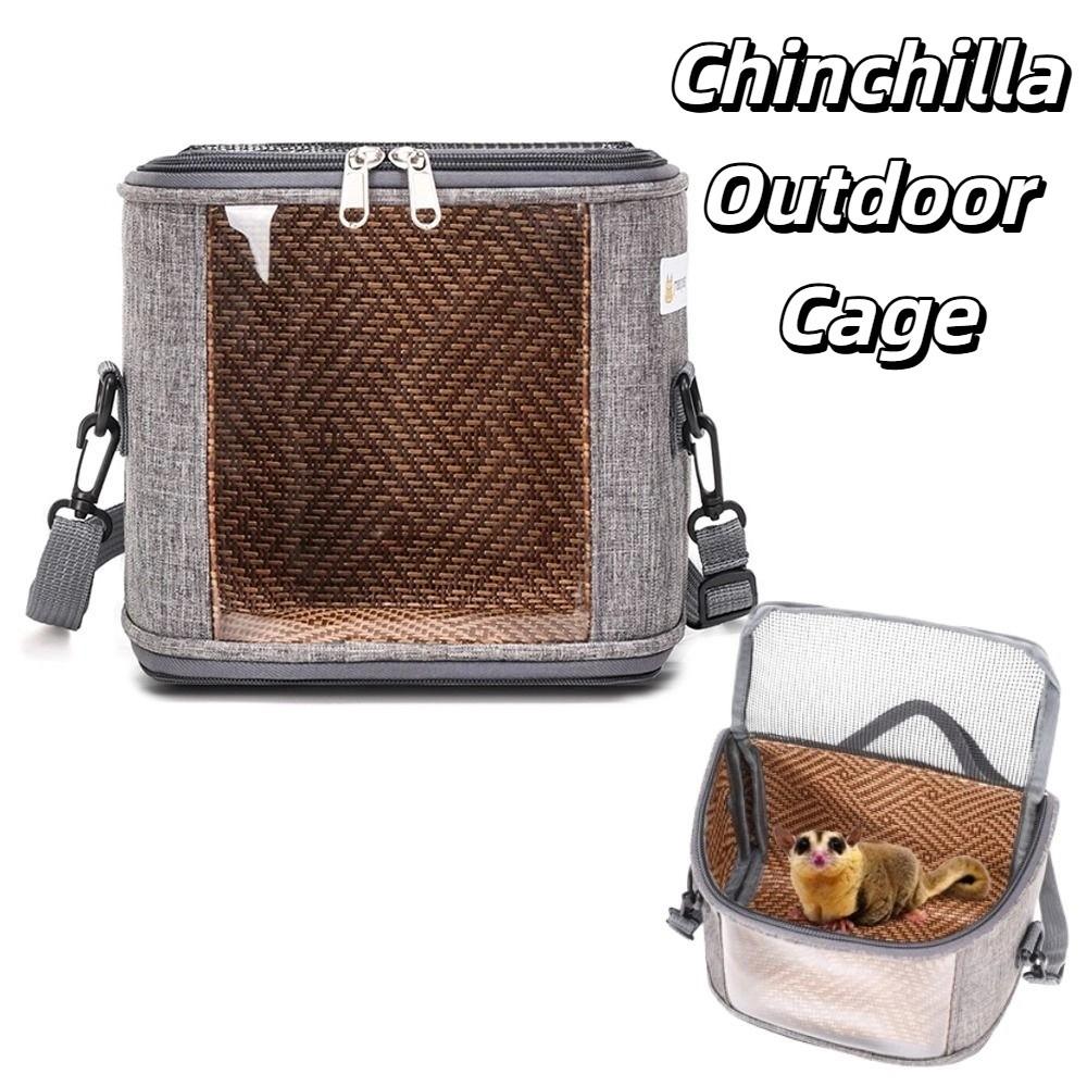 Handheld Hamster Travel Carrier Clear View Guinea Pig Carry Bag Chinchilla Outdoor Cage  Parrot