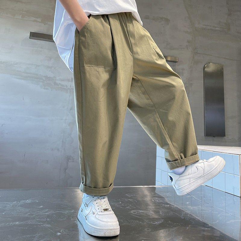 

Повседневные спортивные штаны-гаремы для мальчиков на весну/осень 2025 года - Универсальные, легкие и стильные For height 110-120