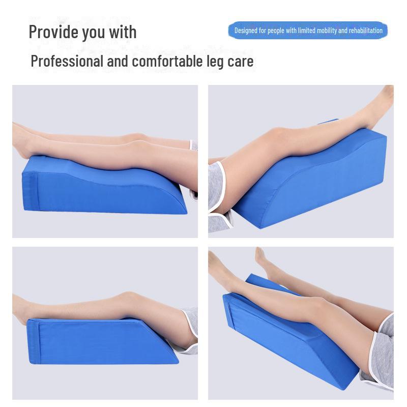 Zvedací podložka dolních končetin ve tvaru S: Houbička proti proleženinám, opora chodidel a nohou