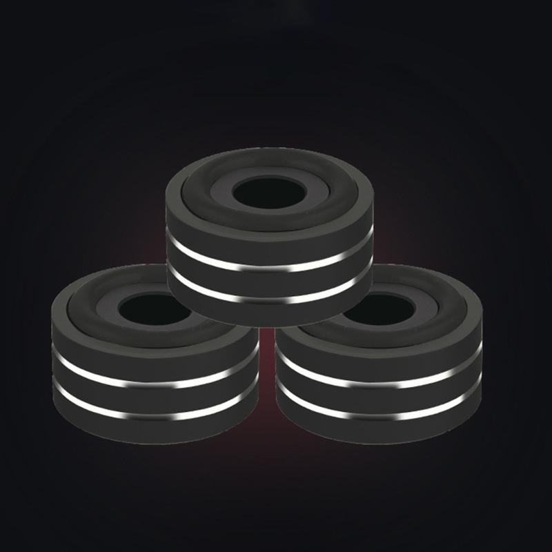 4 PCS /set Speaker Floor Protector Mats 30X15mm Shock and Noise Cancelling Mat peaker Spikes Floor Protectors Shoes Mat