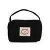 Women Fashion Large Capacity Soft Handbag With Handle Universal Classic Comfortable Cute Bear Cosmetic Bag Women Handbag