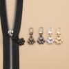 5Pcs Tool-Free Detachable Stylish Zipper Pull Metal Zipper Repair Replacement Slider DIY for Coat Jacket Backpack Handbags