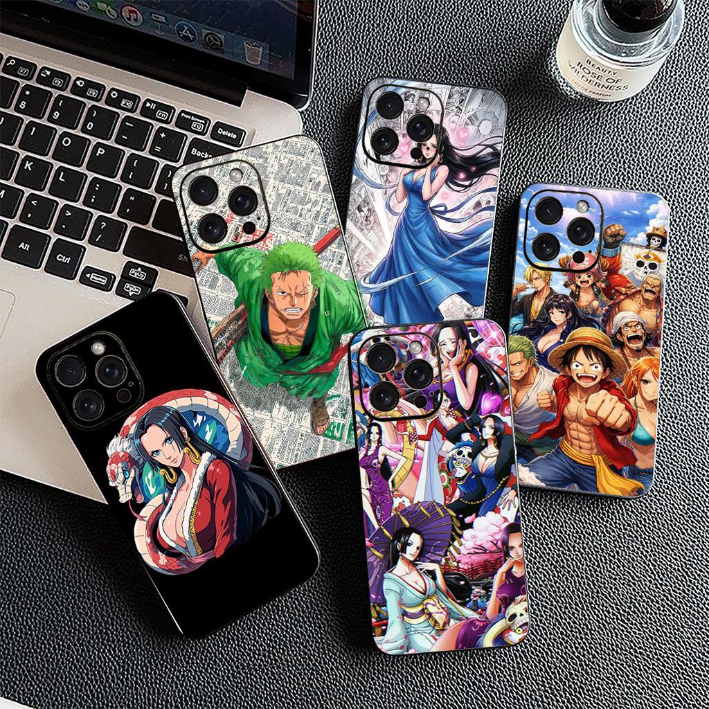 for Motorola Moto G55 G45 G75 G85 G35 Edge 50 30 Fusion 40 NEO Ultra Pro Phone Case Luffy Boa Hancock One Piece Roronoa Zoro